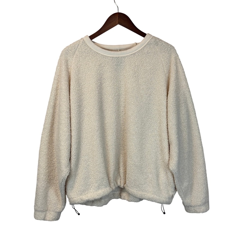 Standard Cloth Urban‎ Outfitters Cream Fleece Crewneck Sweatshirt Size Large
